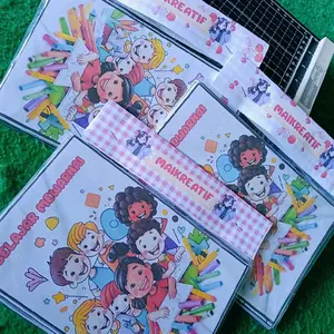 ISI 60GAMBAR BUKU MEWARNAI TEMA AKTIVITAS HARIAN DAN PROFESI