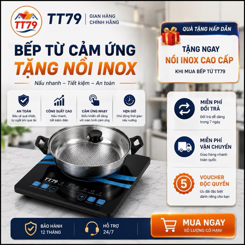Bếp từ cảm ứng cao cấp 2200W