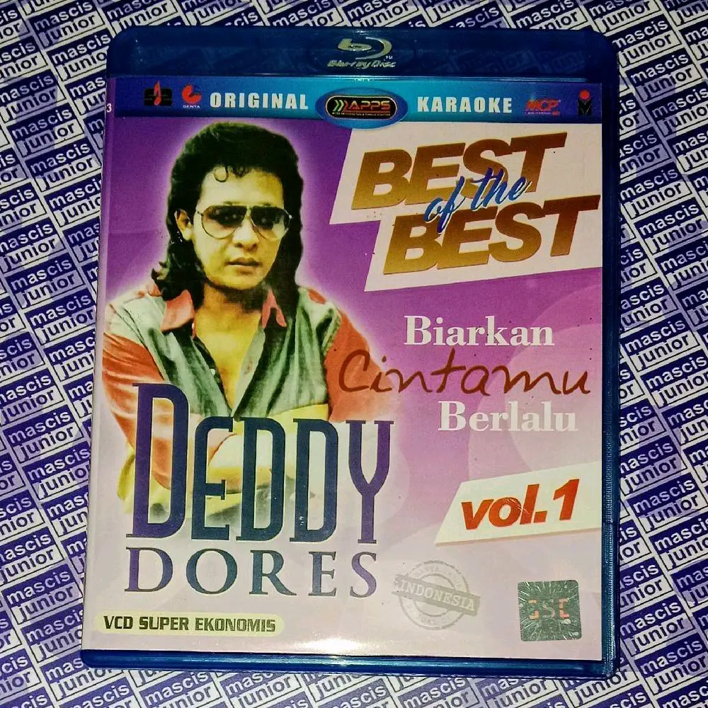 VCD DEDDY DORES - BEST OF THE BEST Biarkan Cintamu Berlalu Vol. 1 V CD ORIGINAL
