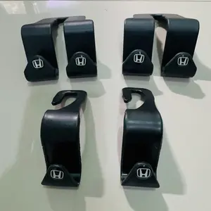 Gantungan Mobil Car Hook LOGO Gantungan Jok Mobil Kursi Mobil Mobil Kait tpr yellow flower（black）