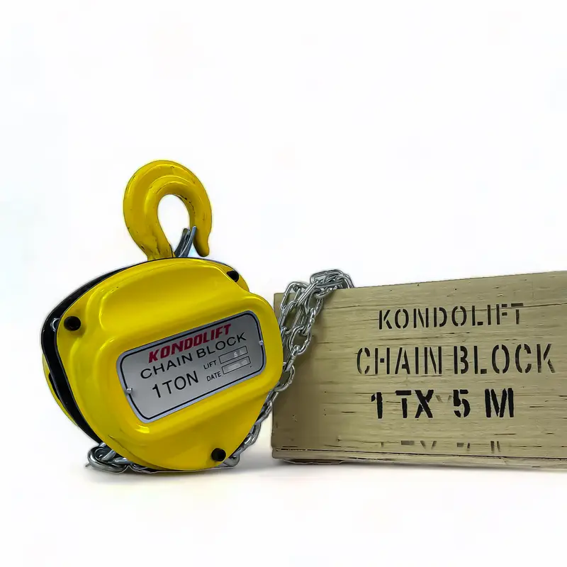 KONDO LIFT SKU K1T5M CHAIN BLOCK 1 TON 5 METER KATROL KEREKAN DEREK TAKEL GARANSI RESMI 8