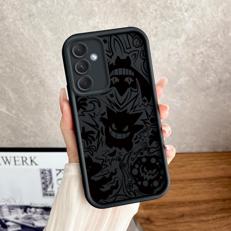Product Introduction of softcase soft case casing hp Samsung A55 5G,Gengar,Paket lengkap,kreativitas,coveringcasing,Mode,tren,Kartun,kepribadian Ponsel Protection 42