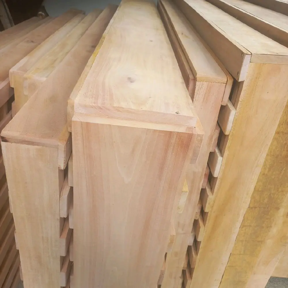 Dipan Alas Kasur Ukuran 160x200 Tinggi 20cm Bahan Kayu Mahoni Finishing Halus Varian Tertutup Belum Plitur