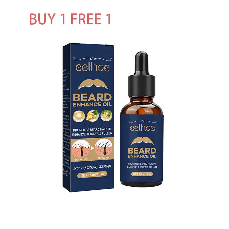 COD BUY 1 FREE 1 Eelhoe-Beard Growth Enhancer Beard Oil for Men ...