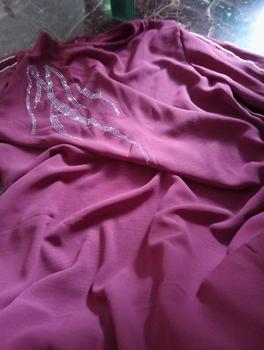 Product Review of Azkya Dress  Gamis Cringkle Airflow mix Swarosky premium Wanita Muslim Kain Crinkle Flowy Nyaman Panjang Wudhu Lebaran Simple from C**a T** 0