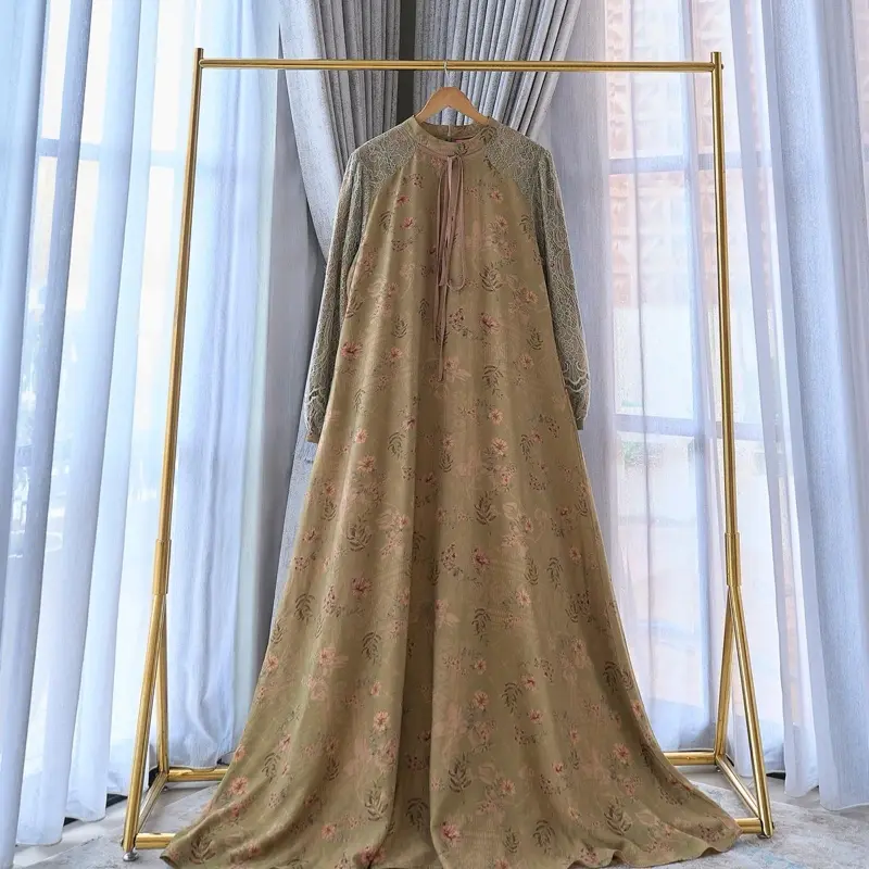 Melvira Dress Gamis Azevi   Original Premium Quality Cantik Cocok untuk Kondangan Pesta Dayli 4