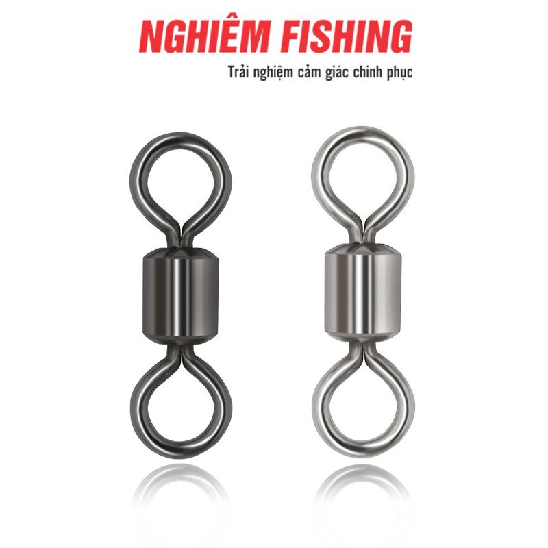 【 Khóa Link Số 8 Bịch 10 Khóa Link Số 8 Chống Xoắn Dây Câu Cá Khóa Chất Lượng Tải Cá Lớn Các Loại # KHÓA SỐ 8