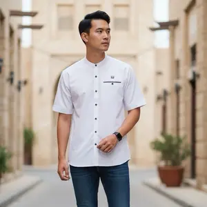 Koko Zidan Koko Kurta couple baju koko couple ayah dan anak Katun Pendek Atasan Setelan Muslim Pria Dewasa Lebaran Keluarga