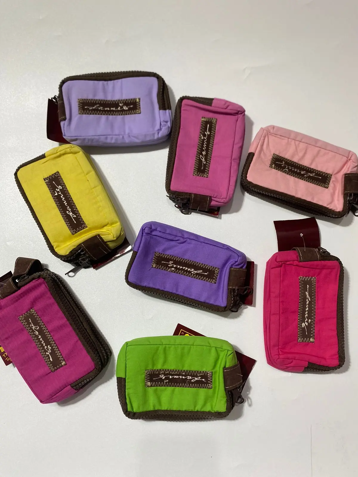 [RUMAH DANNIS] Dompet Handbag HP Koin Uang Hp wanita resleting 2 besar motif rumah dannis collection terbaru murah Diskon 15%