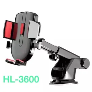 Car Holder HL-3600 Dashboard dan Kaca Putar 360derajat / Holder Mobil Dashboard HL3600 Universal untuk semua handphone mksimal 6.5inch
