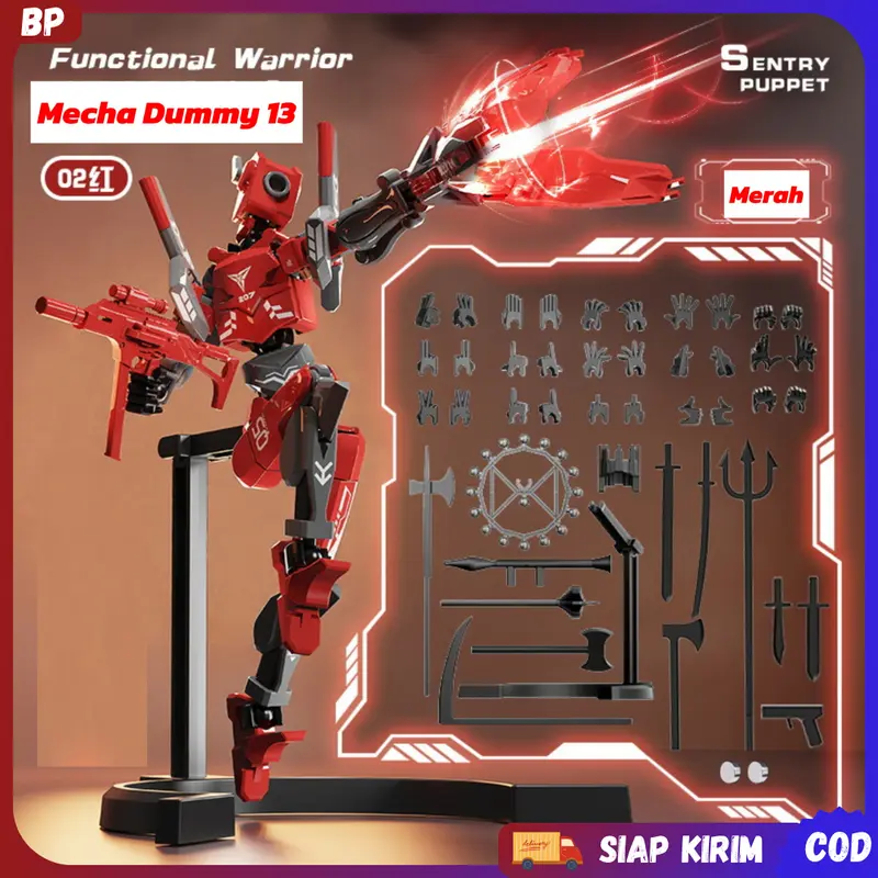 [Siap Kirim] Mecha Magnetic Dummy 13 Action Figure High Quality | Mainan Lucky 13 | Titan 13 0