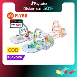 FLYBB Baby Playgym Matras Playmat Musik Ser Mainan Bayi Anak Playgym Kasur Bayi Piano Playmat Piano Toy play mats