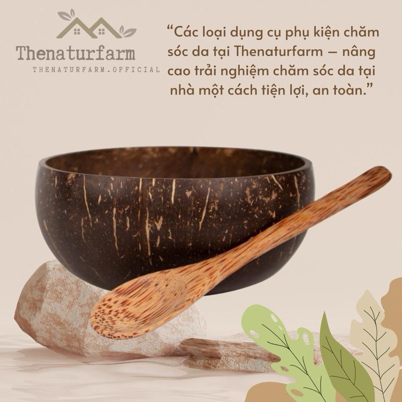  Bộ chén gáo dừa thủ công Thenaturfarm   gồm chén và muỗng   