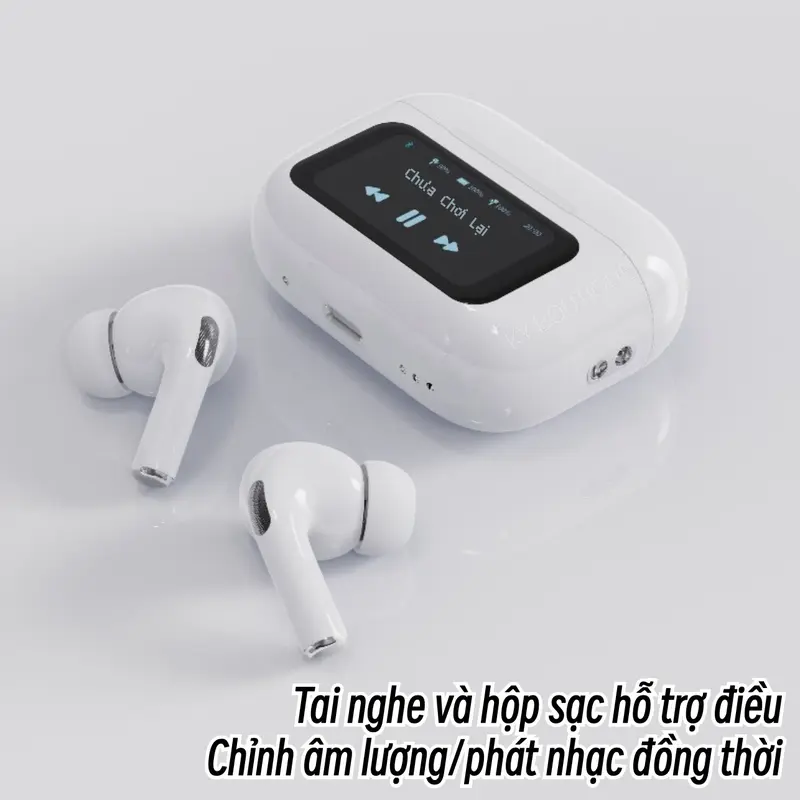 A9 PRO ANC/ENC Tai nghe Bluetooth Chính Hãng NAPOD PRO Phiên bản nâng cấp Màn Hình cảm ứng Thông Minh Chống ồn ENC/ANC Kháng nước IPX6 EQ Cân bằng âm Thanh 6