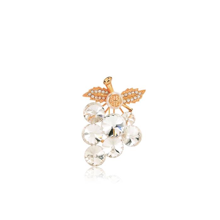 Gambar Nada Puspita - Grape Crystal Brooch - Black dari Nada Puspita Kota Administrasi Jakarta Timur 5 Tokopedia