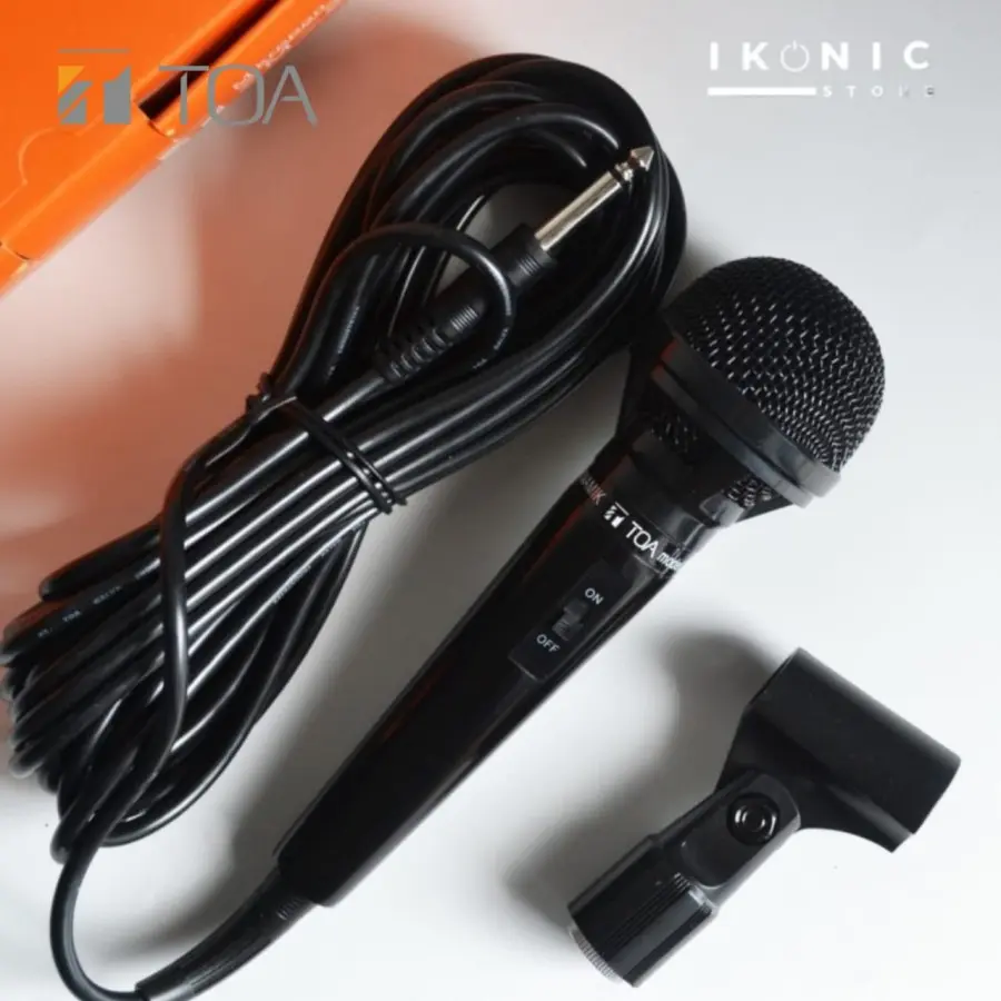 IKONIC TOA MIC ZM 260 Microphone Kabel TOA ZM-260 Microphone TOA Original Garansi Resmi
