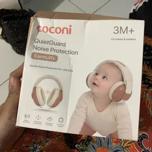 COCONI QuietGuard Baby Noise Protection Earmuffs 3M+ | Pelindung Telinga Bayi Anti Bising | Adjustable & Travel Friendly