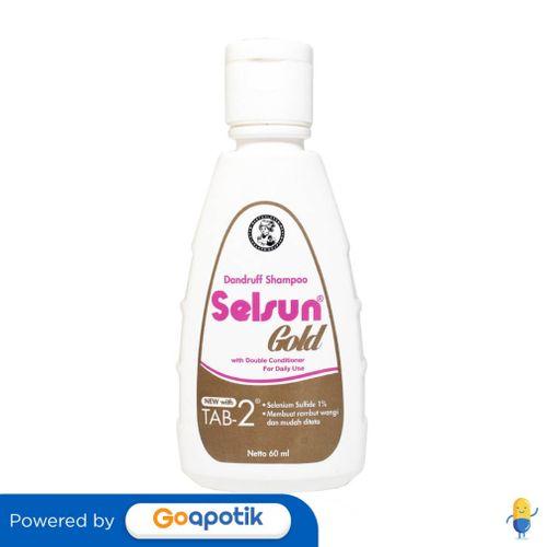 Gambar SELSUN GOLD SHAMPOO 60 ML dari Apotek Apobat by GoApotik Kab. Gresik Tokopedia