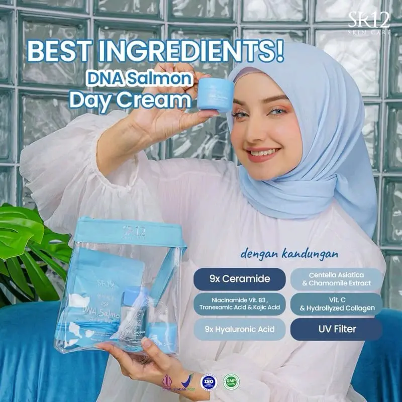 SR12 DNA SALMON PAKET 4in1 Mencerahkan Wajah 4