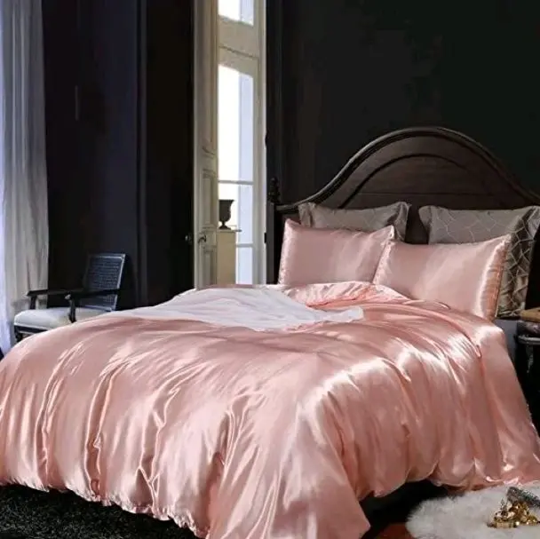 SET SEPREI KECANTIKAN SATIN SILK PREMIUM DI LENGKAPI KARET DI SETIAP SUDUT DAN SARUNG BANTAL SARGUL