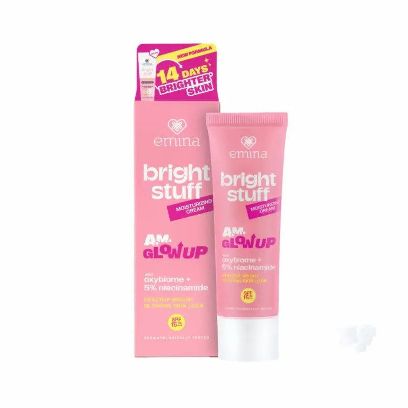 Emina Bright Stuff Moisturizing Cream 20 ml - Pelembab Wajah Mencerahkan 3