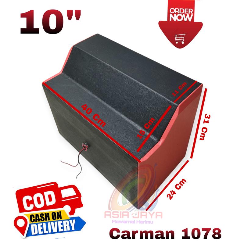 Product Introduction of Subwoofer Pasif 10 Inch CM 1078 CARMAN 1078 Plus Box 10inch Untuk Mobil Canter 12