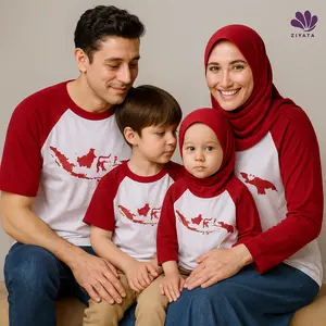 kaos couple sahabat wanita tangan panjang kaos couple keluarga bertiga kaos seragam family gatehring kaos seragam sekolah kaos seragam senam Baju Sarimbit Muslim Pasangan