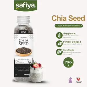 Safiya Chiaseed Organik 70 Gram Chia Seed Natural Premium