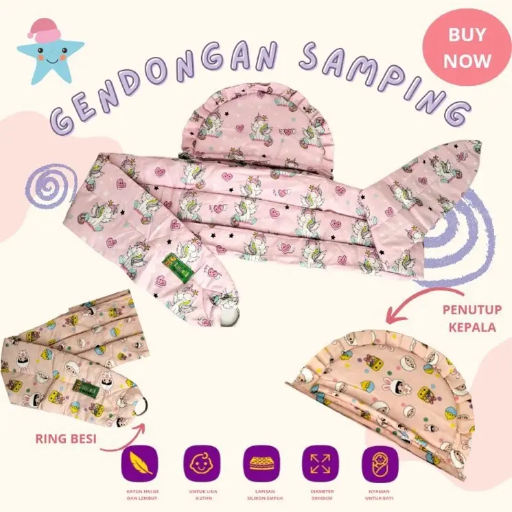 Gendongan_samping_bayi  Baru lahir Balita Cewek Cowok
