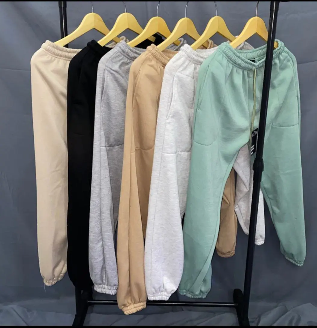 CELANA JOGGER SWEATPANTS POLOS WANITA PRIA BAHAN KATUN TEBAL LEMBUT NYAMAN