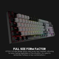 Gambar FANTECH ATOM MK886 RGB MECHANICAL Gaming Keyboard - Blue, Abu-abu dari GGSTORESBY Kota Surabaya 4 Tokopedia