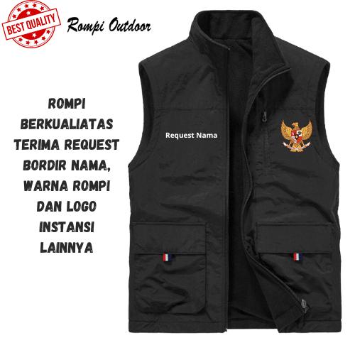 ROMPI OUTDOOR GARUDA FASHION KECE - JAKET ROMPI PRIA BAHAN TEBAL BISA REQUEST LOGO & NAMA 4
