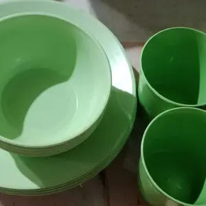 (PAKET SUPER KOMPLIT 13 IN 1) DAPAT 13 PCS ALAT MAKAN SAKURA SET- 4 GELAS 4 MANGKOK 4 PIRING 1 TEKO KOMPLIT Peralatan MAKAN MINUM Tea