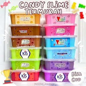 Candy Slime Termurah 200ml by Patatos Slime Berkualitas
