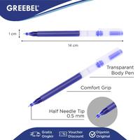 Gambar [ 6 Pulpen ] Greebel Pulpen Gel Pen GP-502 Rival Biru 0.5 (6PCS/SET) - (6PCS/SET) dari GREEBEL Kota Administrasi Jakarta Barat 5 Tokopedia