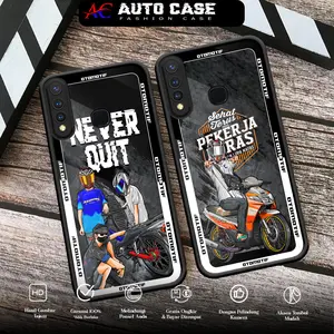 Casing V*VO Y19 Motif Otmtf Hardcase Softcase Anti-Jamur & Tahan Lama Silikon untuk Hape