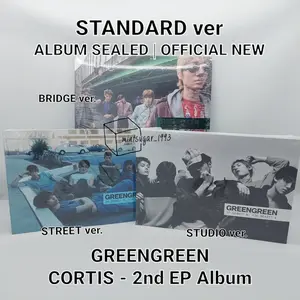 [ OFFICIAL READY SEALED ] CORTIS - 2nd EP Album [ GREENGREEN ] ( Standard ver ) ( Bridge ver / Street ver / Studio ver )  Kpop Album New