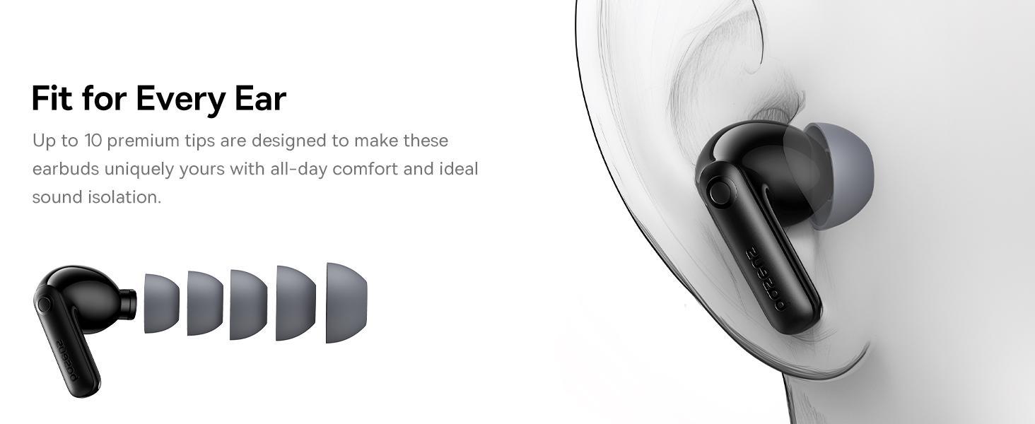 Baseus BP1 Pro TWS Adaptive ANC Hi-Res LDAC -50dB 6 Mic ENC with IP55 & 55H Earbud Earphone Bluetooth 6.0