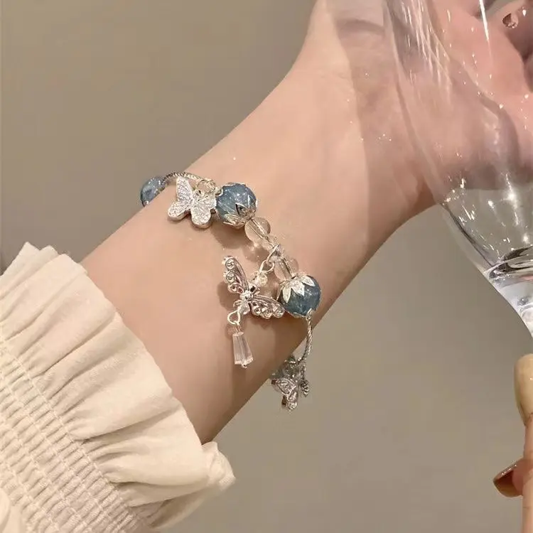 Gelang Manik Manik Retro Aesthetic Gelang Manik Manik Dengan Liontin Cantik 6