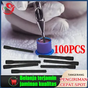 100pcs Tattoo Ink Mixing Stick Disposable Alat Mixer Tinta Tato