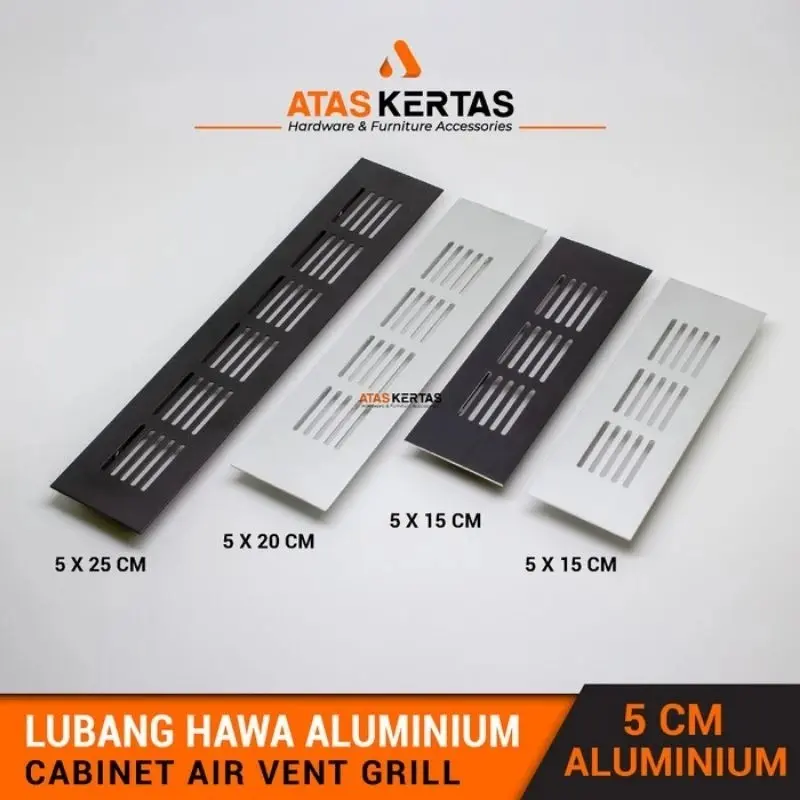 Saringan lubang hawa aluminium / air vent grille cabinet / lubang hawa lemari kabinet kitchen set