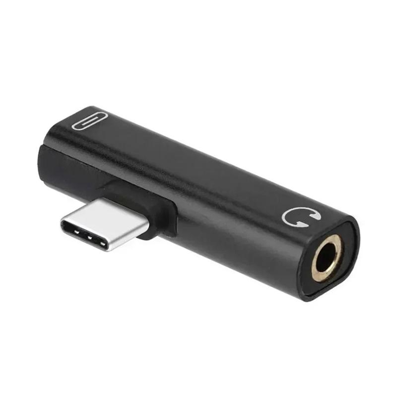 Bộ chuyển đổi âm thanh 2 trong 1 từ cổng Type‑C sang giắc 3,5 mm cho tai nghe, kèm chức năng sạc; bộ chuyển đổi OTG từ 3.0 sang Type‑C