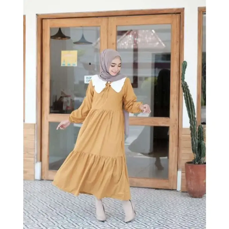 GAMIS MIDI KOREA || RAYON VISCOSE || ALL SIZE 2