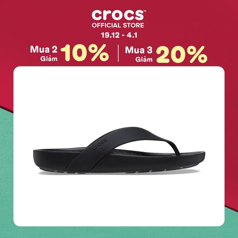  Dép Xỏ Ngón Nữ Crocs Splash - Black - 208218-001 