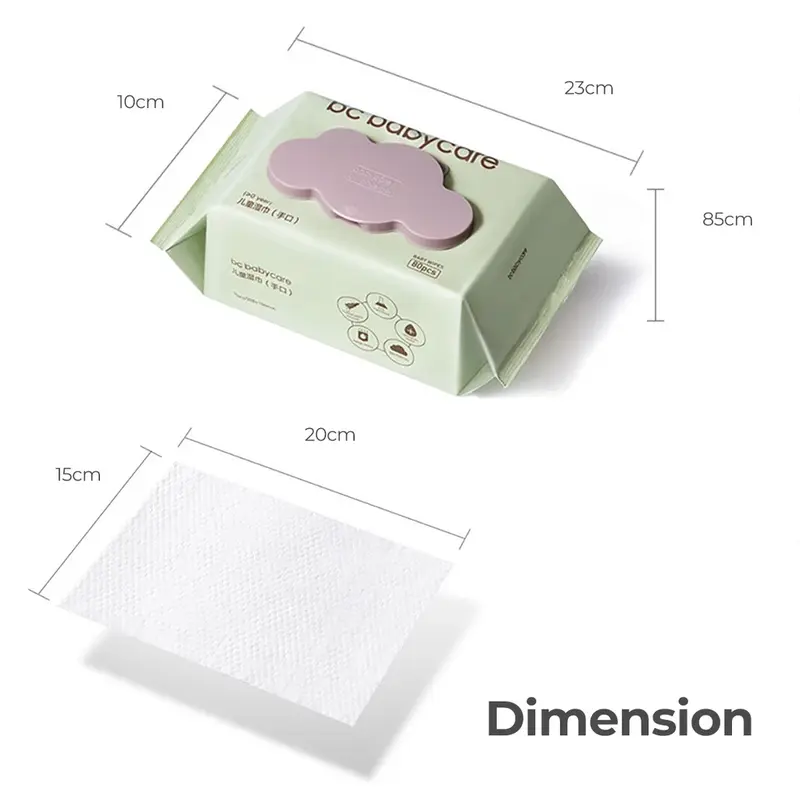 Tisu Basah Bayi Murah - 1 Pack Tissue Basah Baby 7