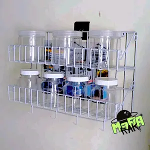 (PROMO) RAK BUMBU 2 susun 2 tingkat RAK BOTOL RAK SERBAGUNA RAK DAPUR RAK KAWAT BESI