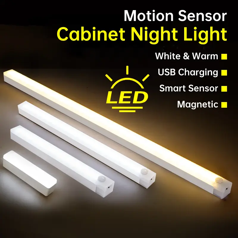 Đèn Ngủ Cảm Biến Chuyển Động LED Không Dây, Thông Minh