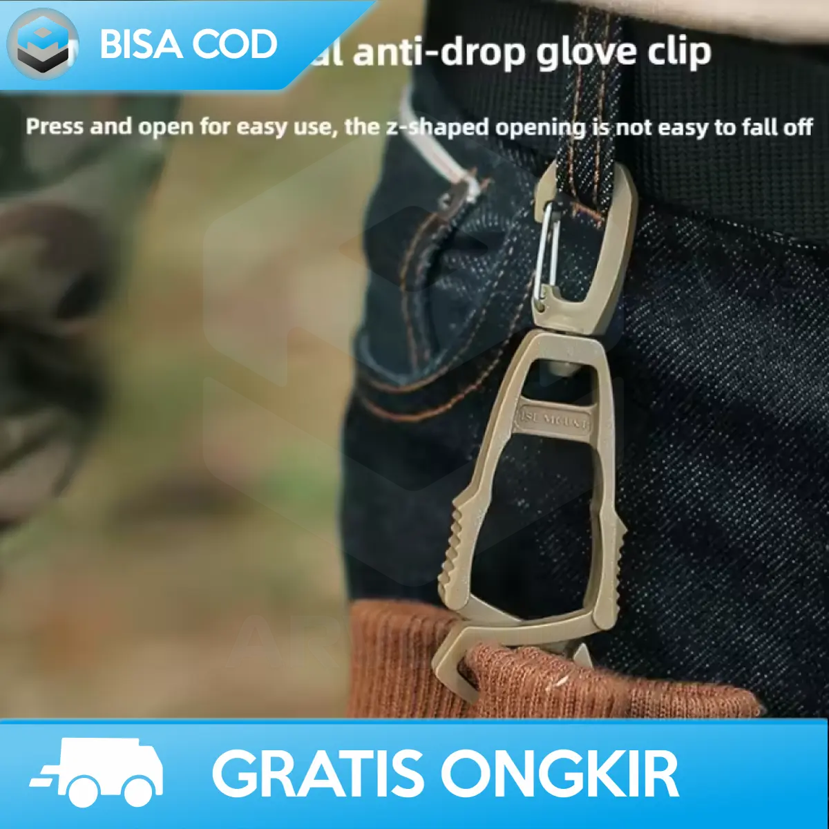 MULTIPURPOSE HOLDER CARABINER ACCESSORIES BAG BOTTLE KEY CAMPING HIKING TRAVEL DAILY BACKPACK STORAGE ORGANIZER