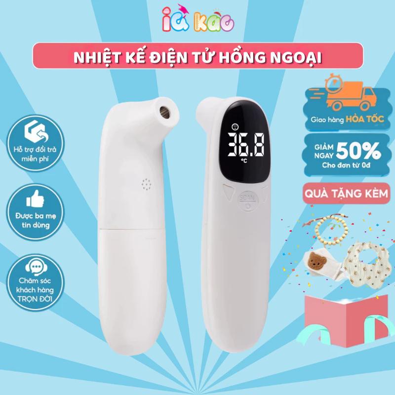 Nhiệt kế điện tử hồng ngoại IQ Kao đa năng, đo trán, đo tay, đô nhiệt độ phòng
