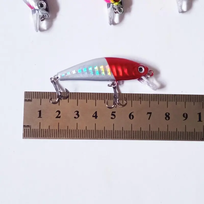 1pcs 5.5cm/6g Crankbait Minnow Minow Umpan Pancing Sinking Casting Ultralight UL Wader Lure 2